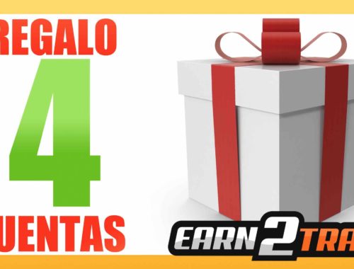 Regalo cuentas fondeadas Earn2trade